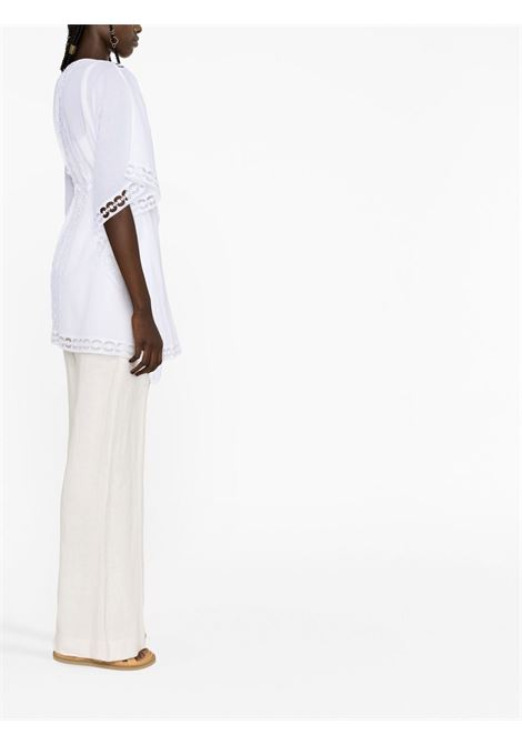 Copricostume con ricamo in bianco - CHARO RUIZ donna CHARO RUIZ IBIZA 1989 | 201207WHT